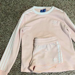 Adidas Pink Long Sleeve Set